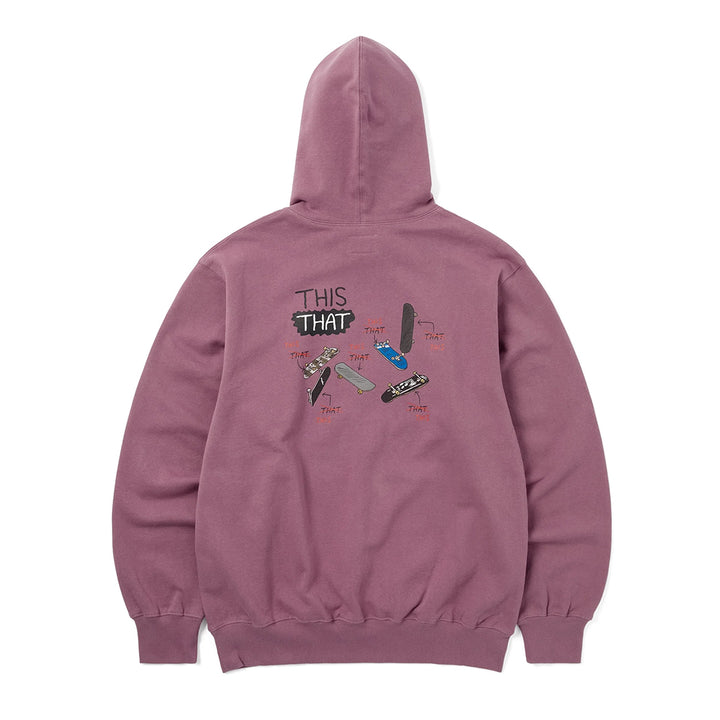 Thisthat Skate Hoodie - Fuchsia