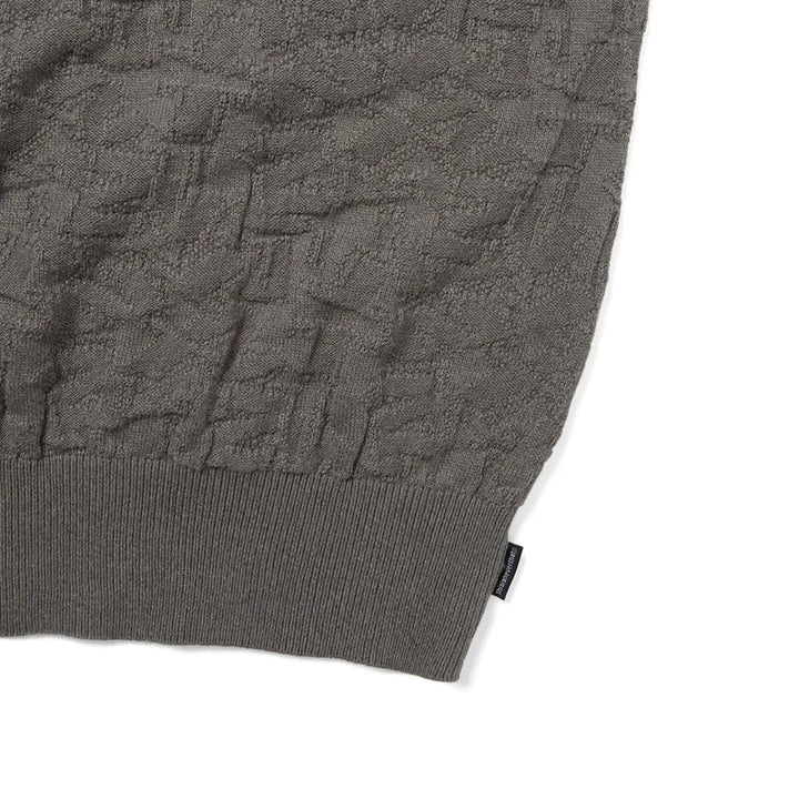 Stacked Tnt S/S Knit Polo - Grey