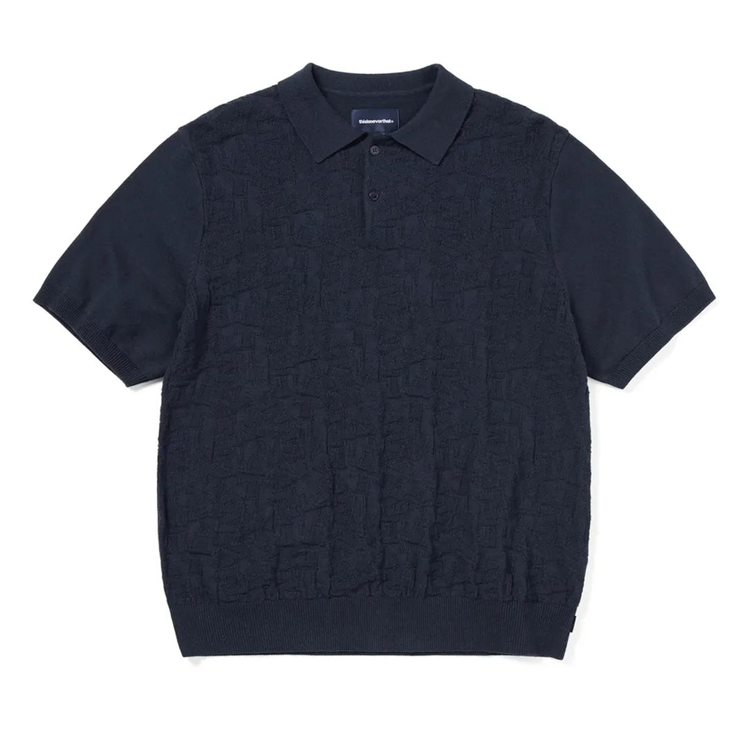 Stacked Tnt S/S Knit Polo - Navy