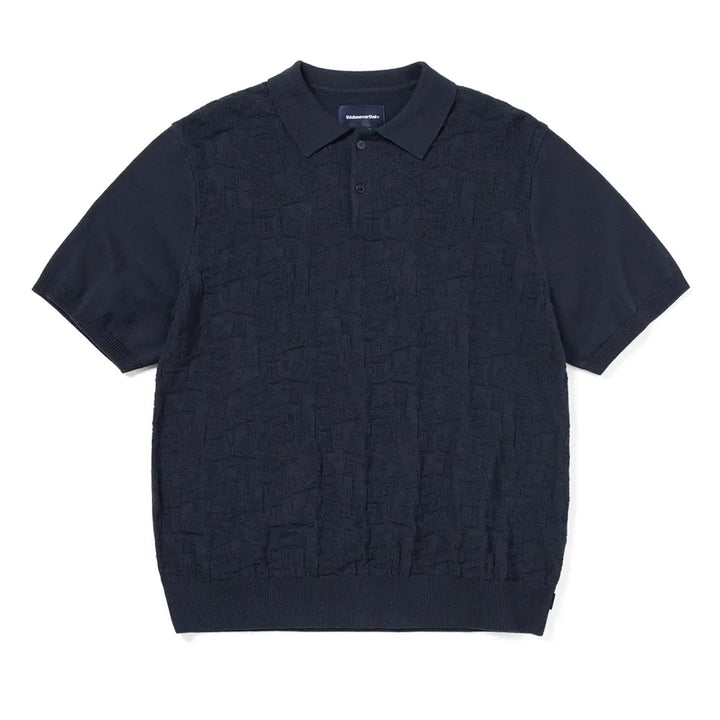 Stacked Tnt S/S Knit Polo - Navy
