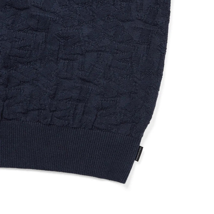 Stacked Tnt S/S Knit Polo - Navy