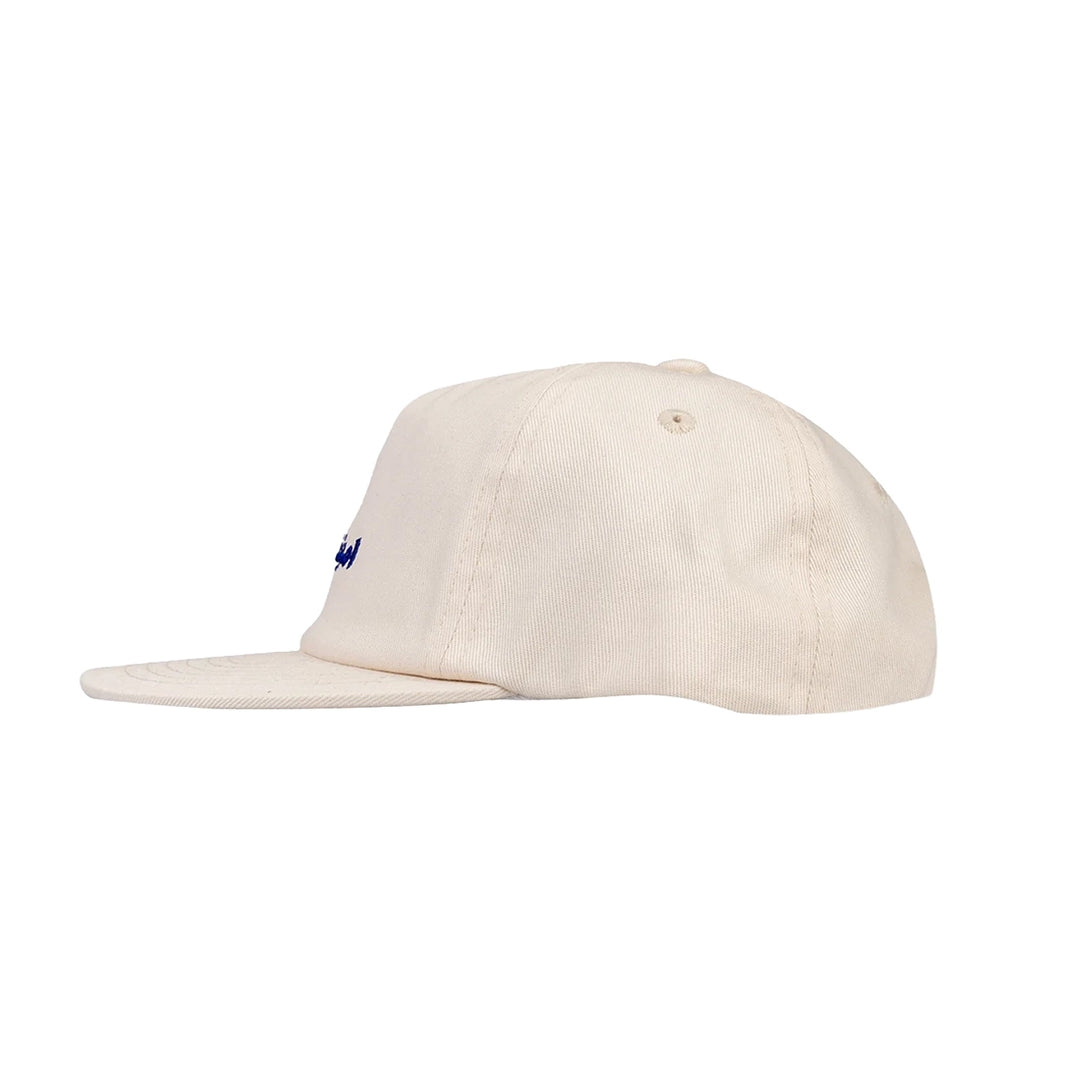 Thicc Logo Low Profile Snapback - Cream