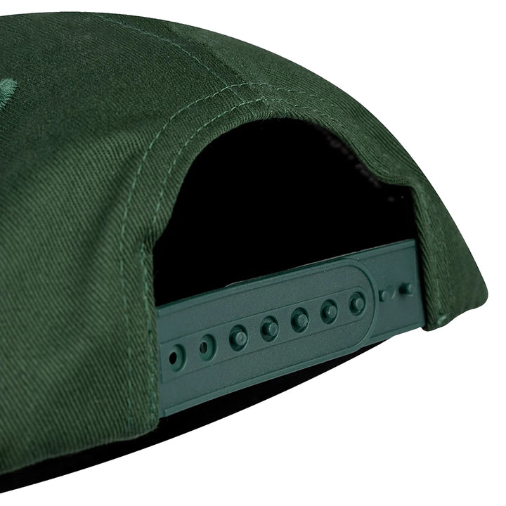 Thicc Logo Low Profile Snapback - Forest Green