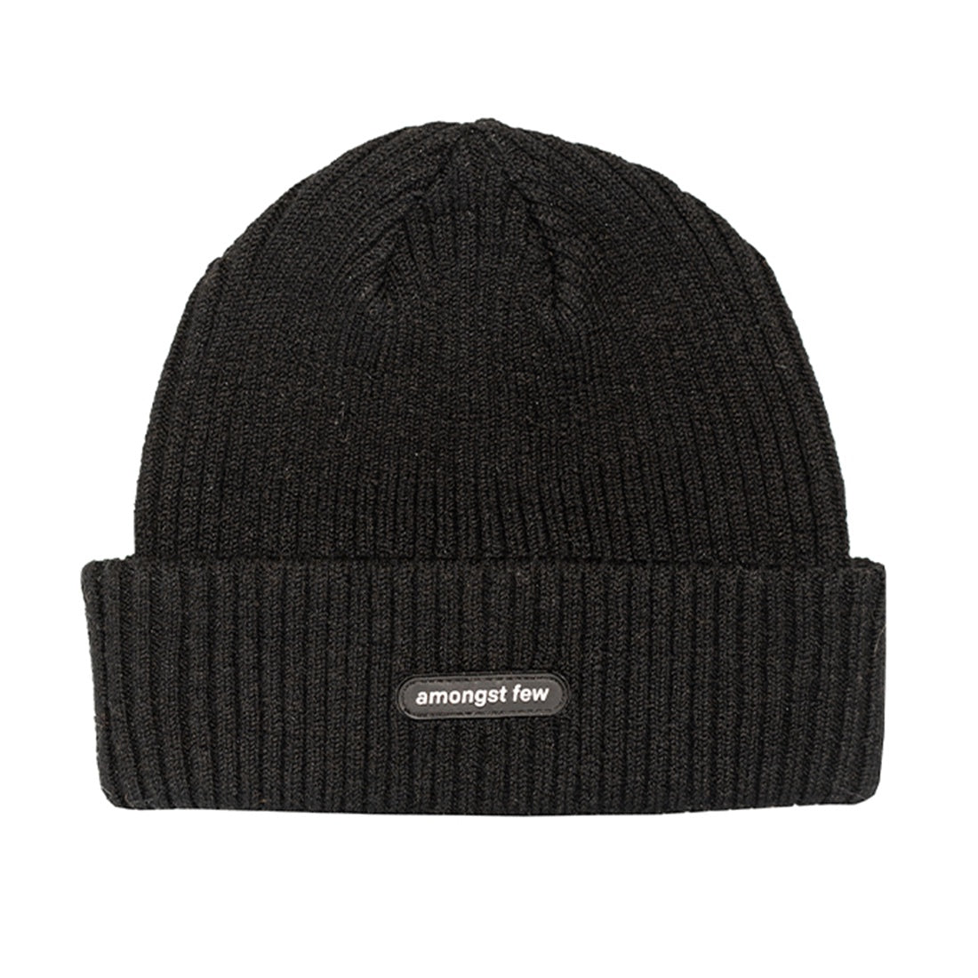 Patch Logo Beanie Hat (Black)