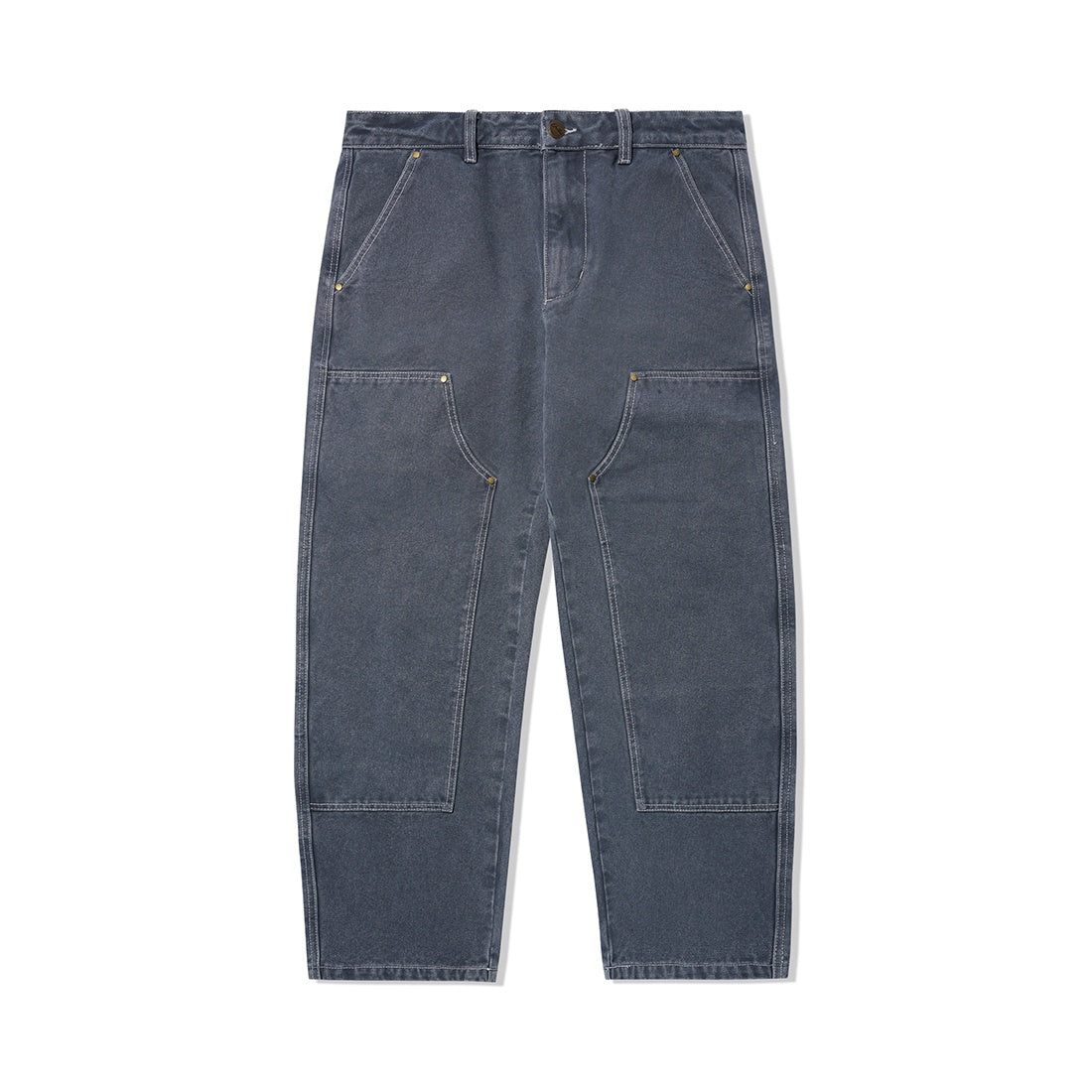 Washed Canvas Double Knee Pants Slate