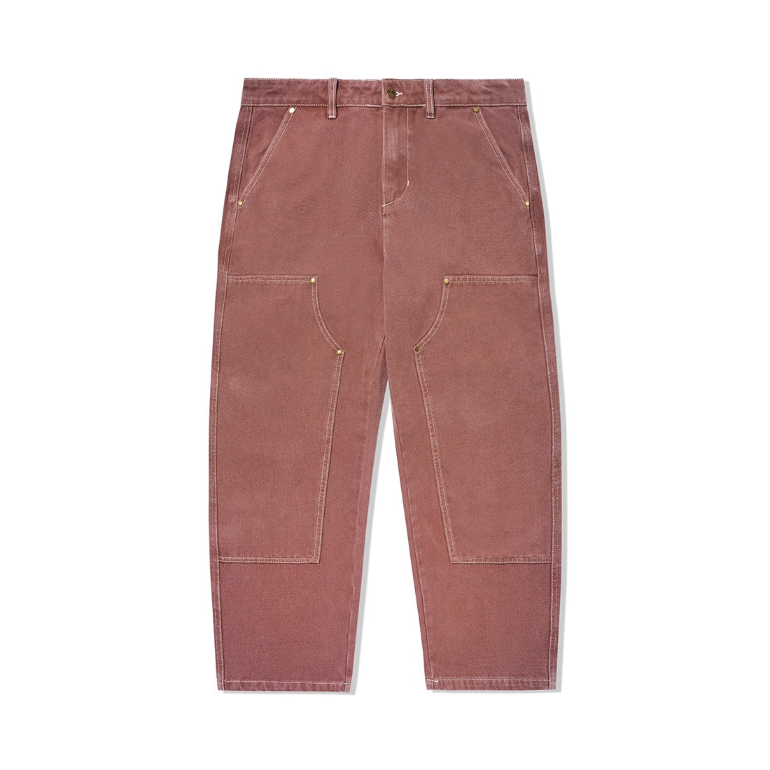 Washed Canvas Double Knee Pants Brick