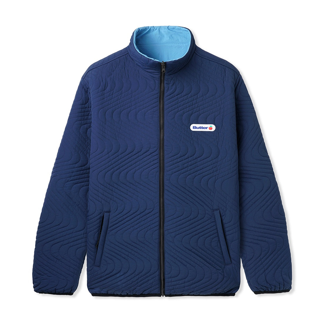 Quilted Reversble Jacket Navy Blue