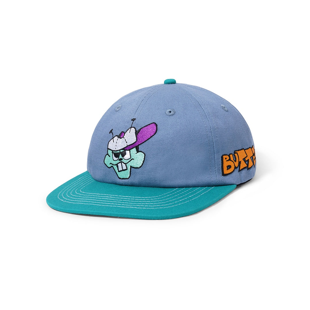 Bug Out 6 Panel Cap Lake Blue