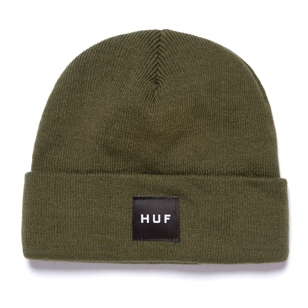 Essentials Box Logo Beanie olive