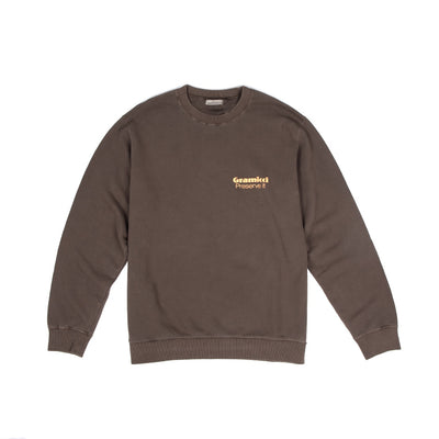 Preserved-IT Sweatshirt Brown Pigment