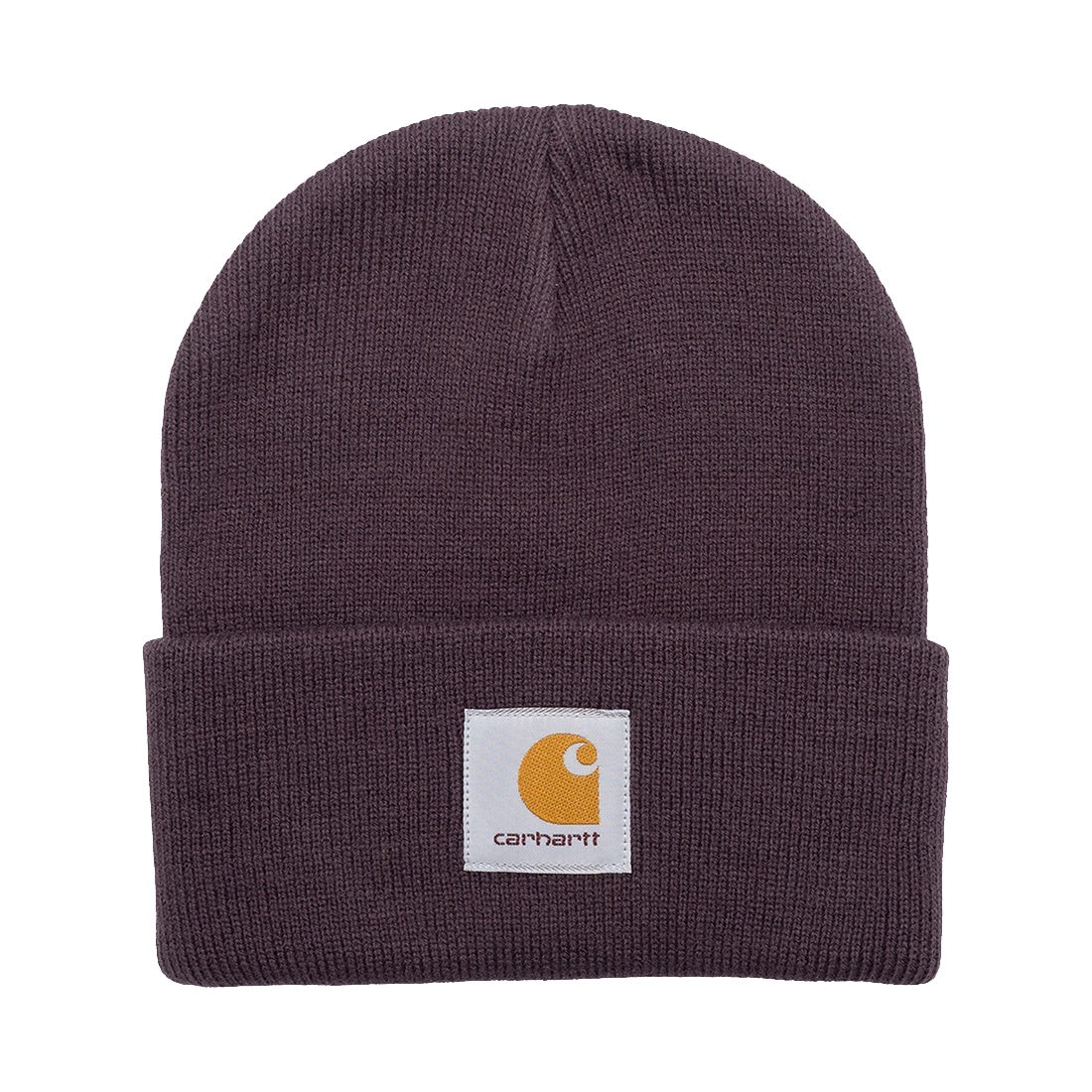 Short Watch Hat Dark Plum