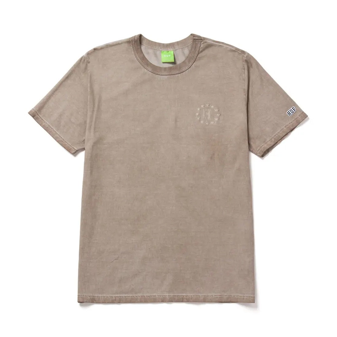 12 Galaxies Faded S/S Relaxed Top Khaki