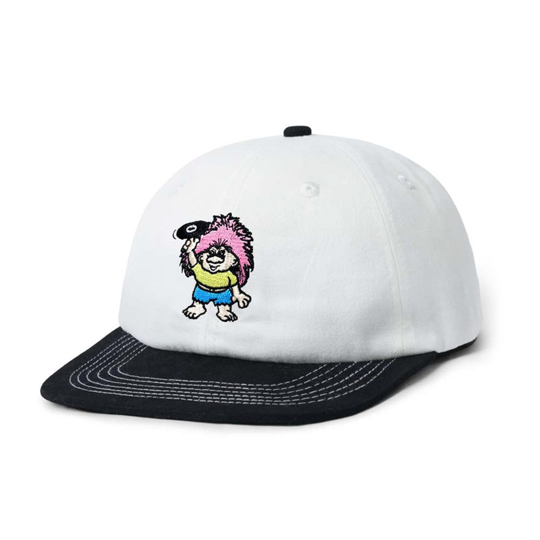 Troll 6 Panel Cap WhtBlk