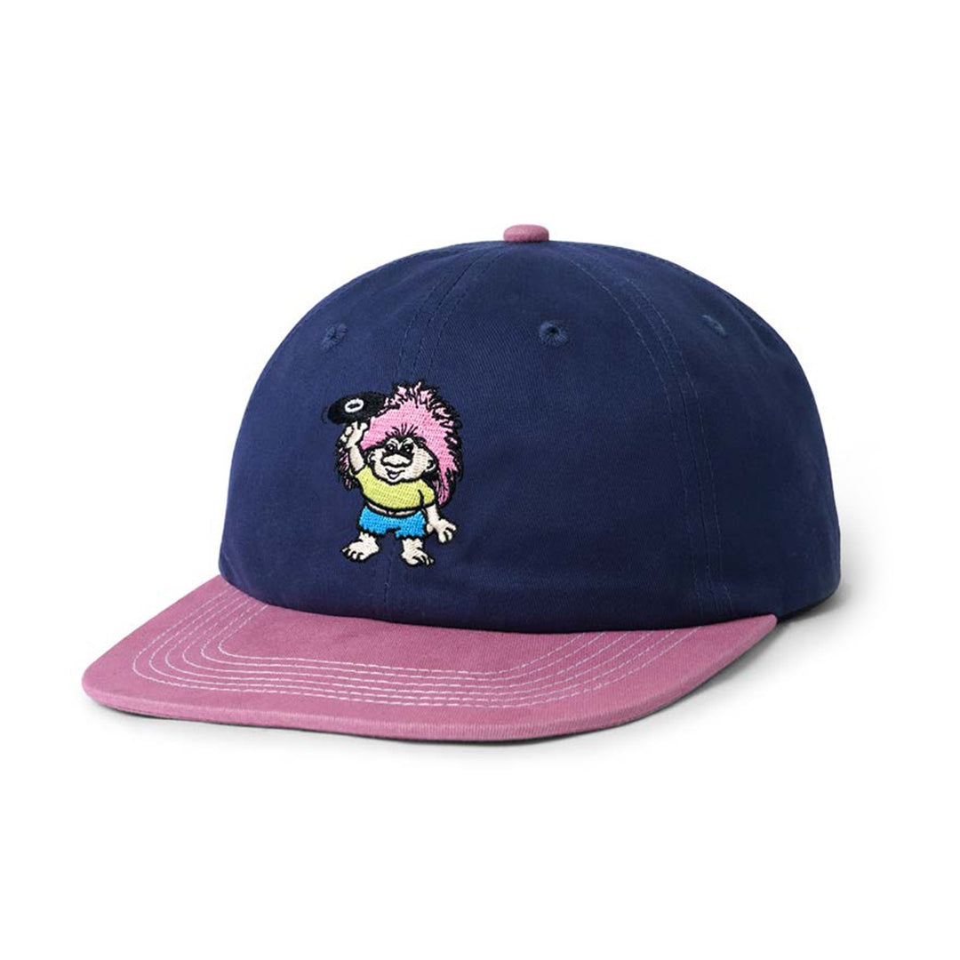 Troll 6 Panel Cap Navy Pink